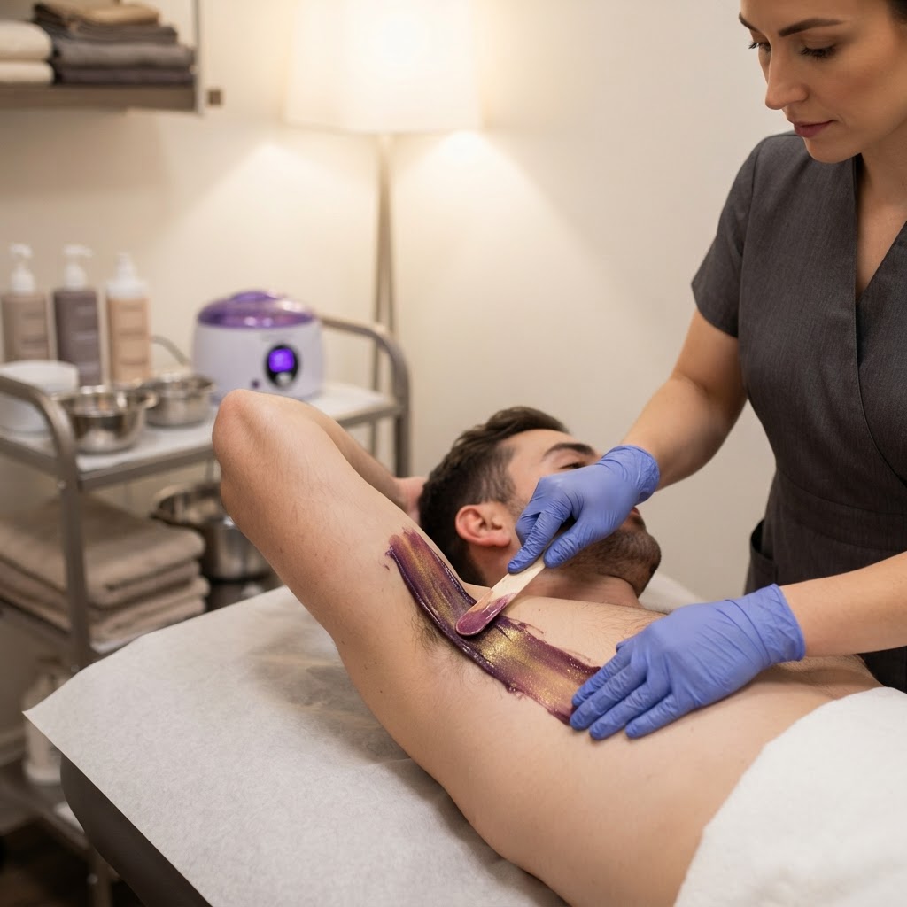 Underarm wax(male) at Unique Brows Winston-Salem