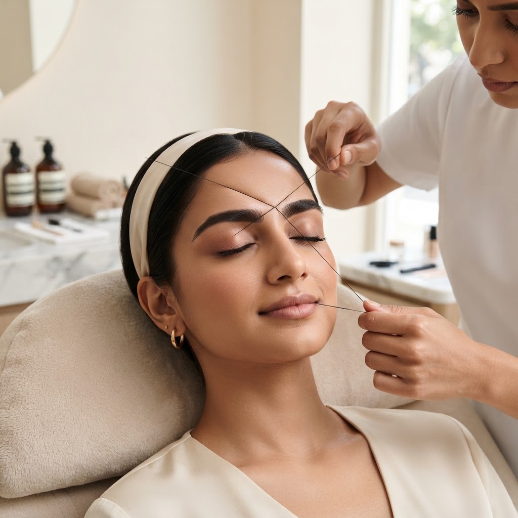 Unibrows / middle brow Threading at Unique Brows Winston-Salem
