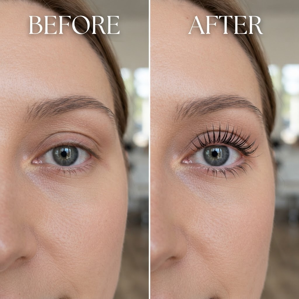 Eyelash lamination / lash lift at Unique Brows Winston-Salem
