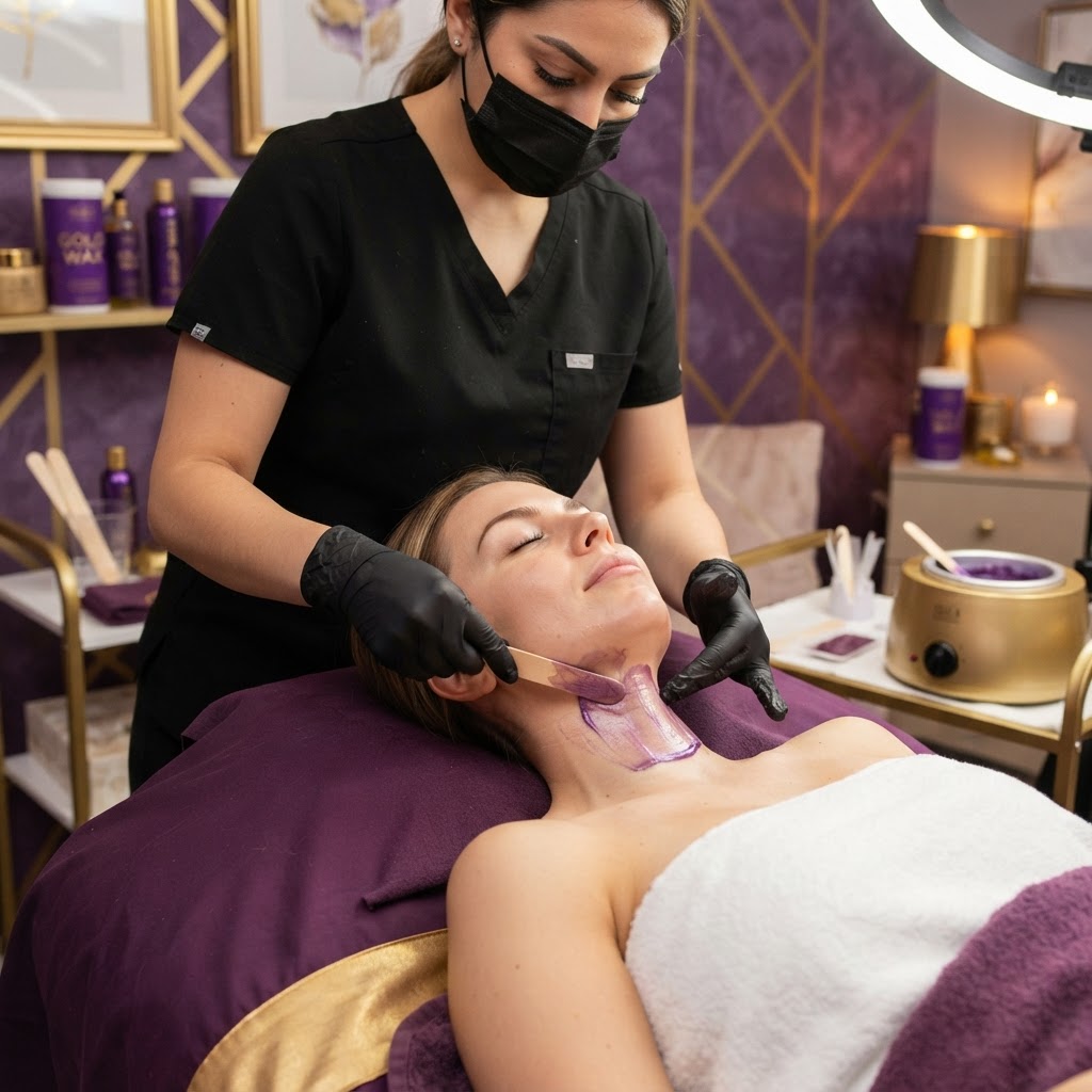 Neck Waxing at Unique Brows Winston-Salem