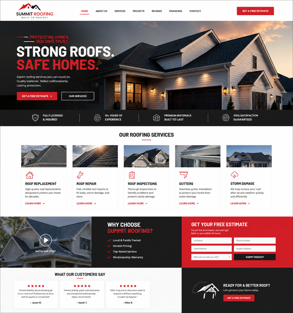 A modern, premium website built by JMGM