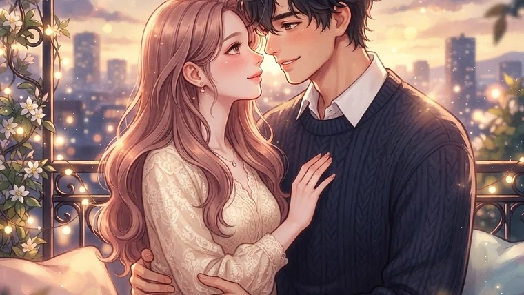 Romance Webtoon Artistry via 4 Painting Methods