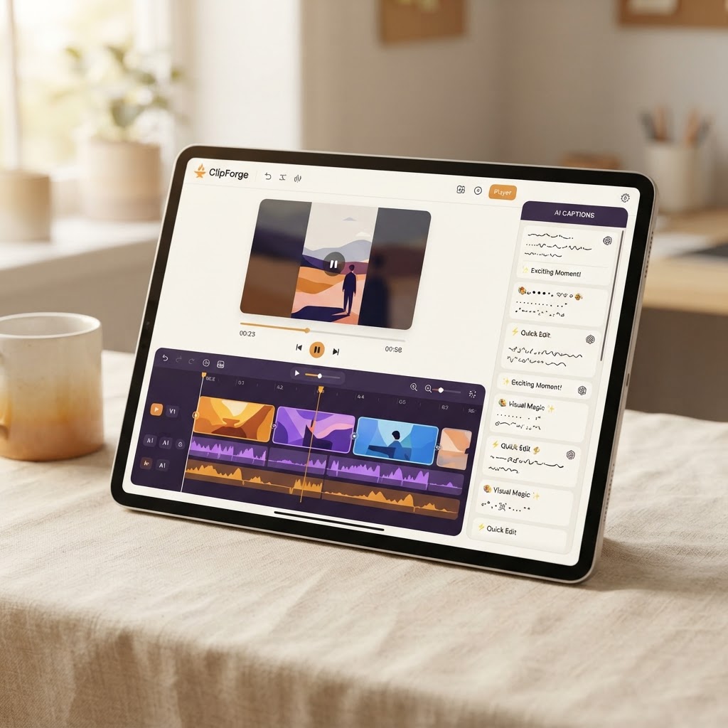 ClipForge — AI short-form video editor