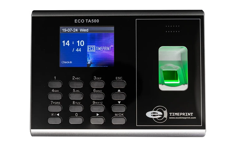 EcoTime TA500 Fingerprint Time Attendance Terminal