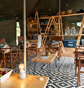 Every detail of camp life, thoughtfully provided