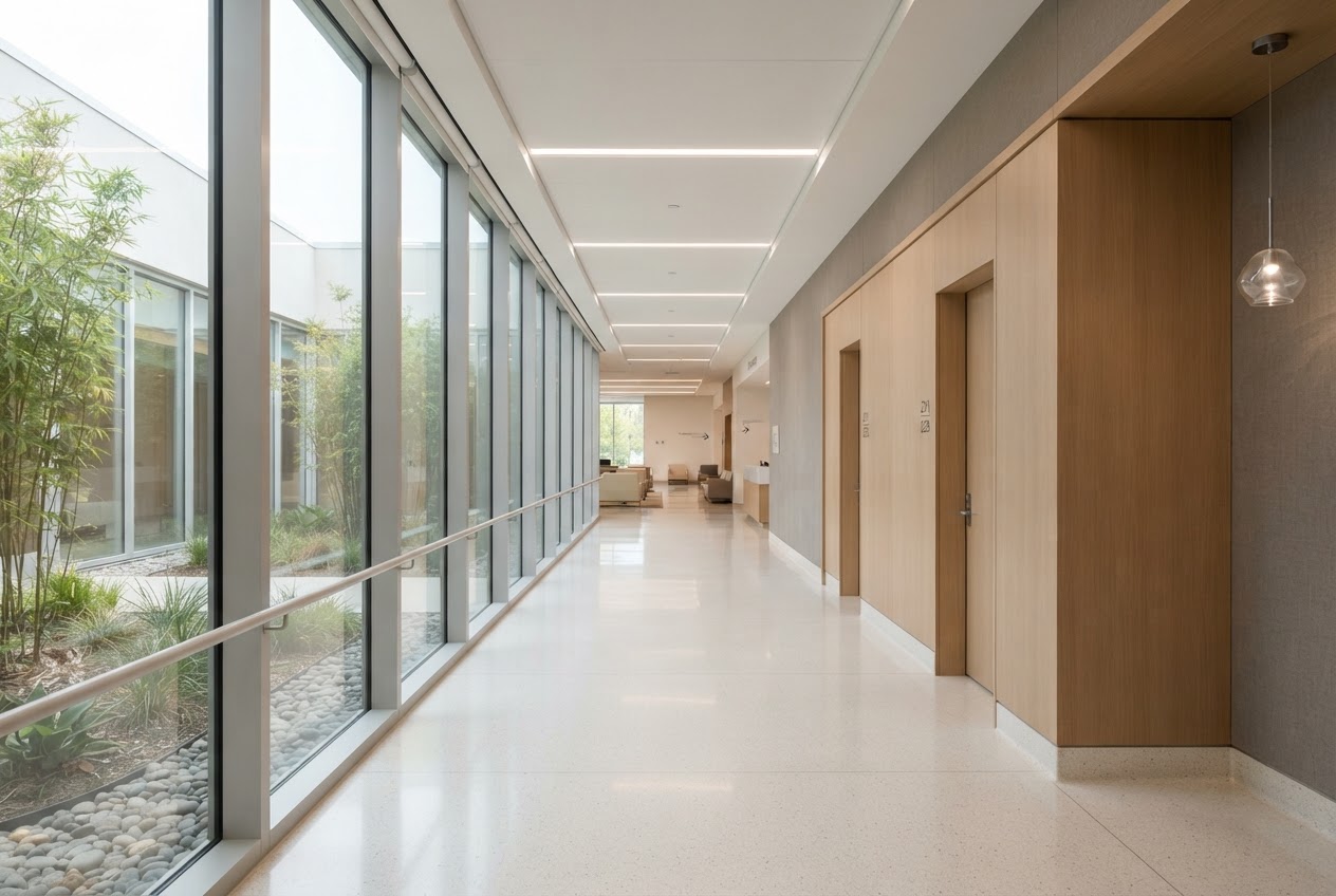 Healthcare architectural interior