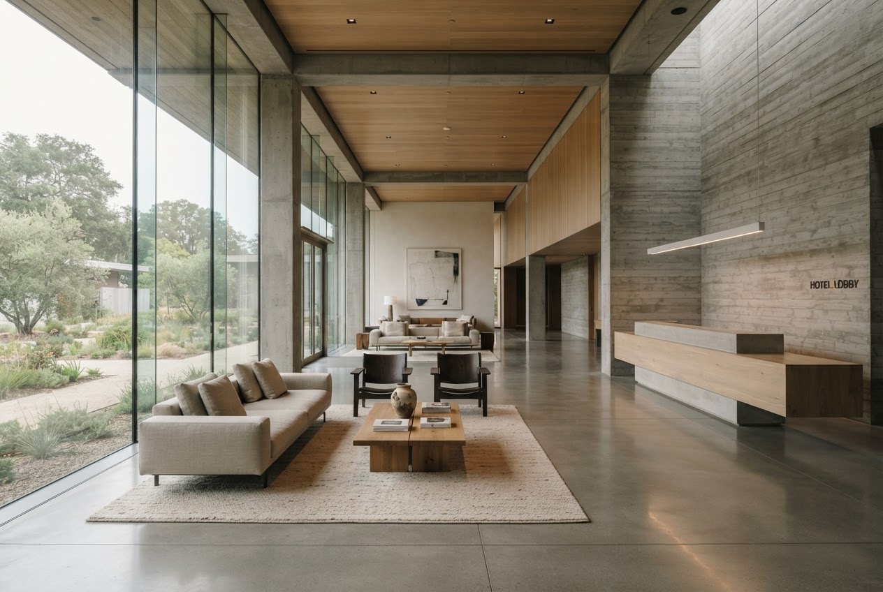 Hospitality architectural interior