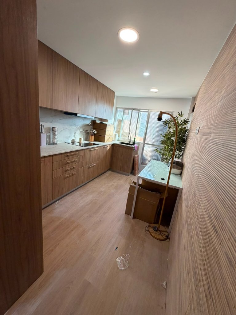 Cocina moderna en L