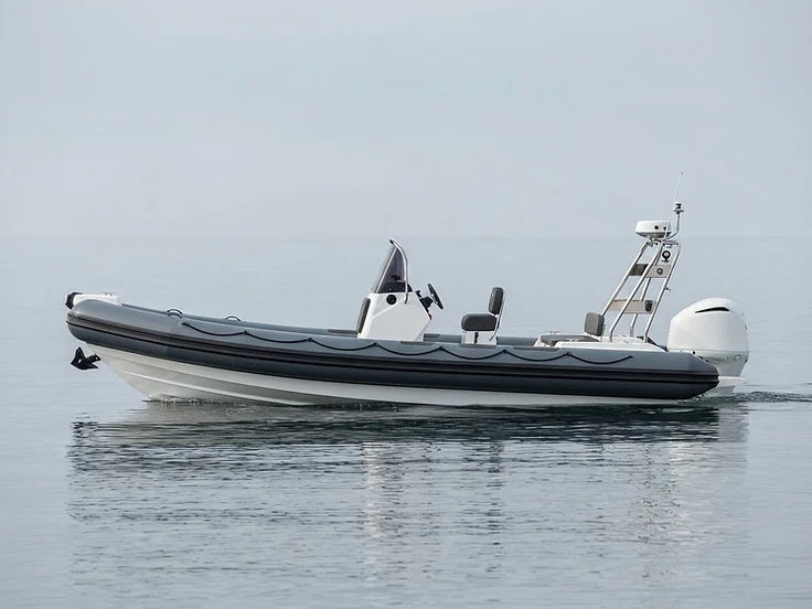 A DESNER rigid inflatable boat