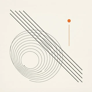 Abstract geometric accent for The Paeon Press authors