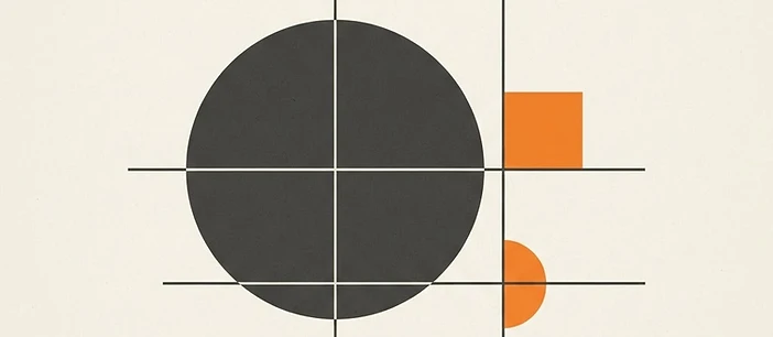 Abstract geometric composition for The Paeon Press