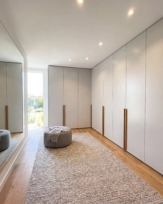 Vestidor con espejo de cuerpo entero