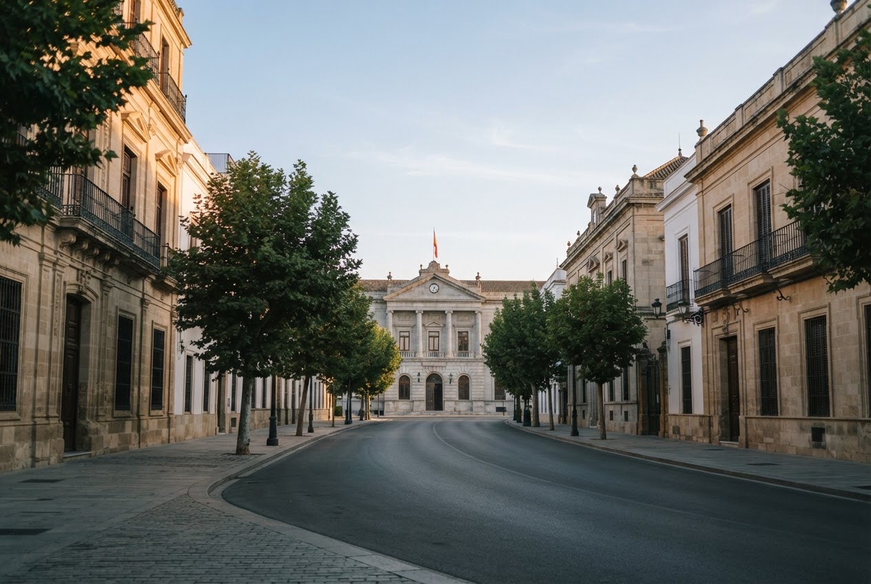 Avenida institucional de Jerez de la Frontera