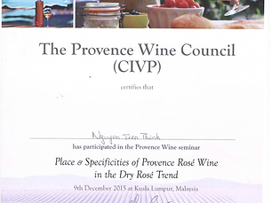 Provence Wine Council (CIVP) Seminar
