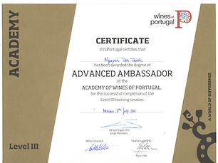 Advanced Ambassador — Academy of Wines of Portugal