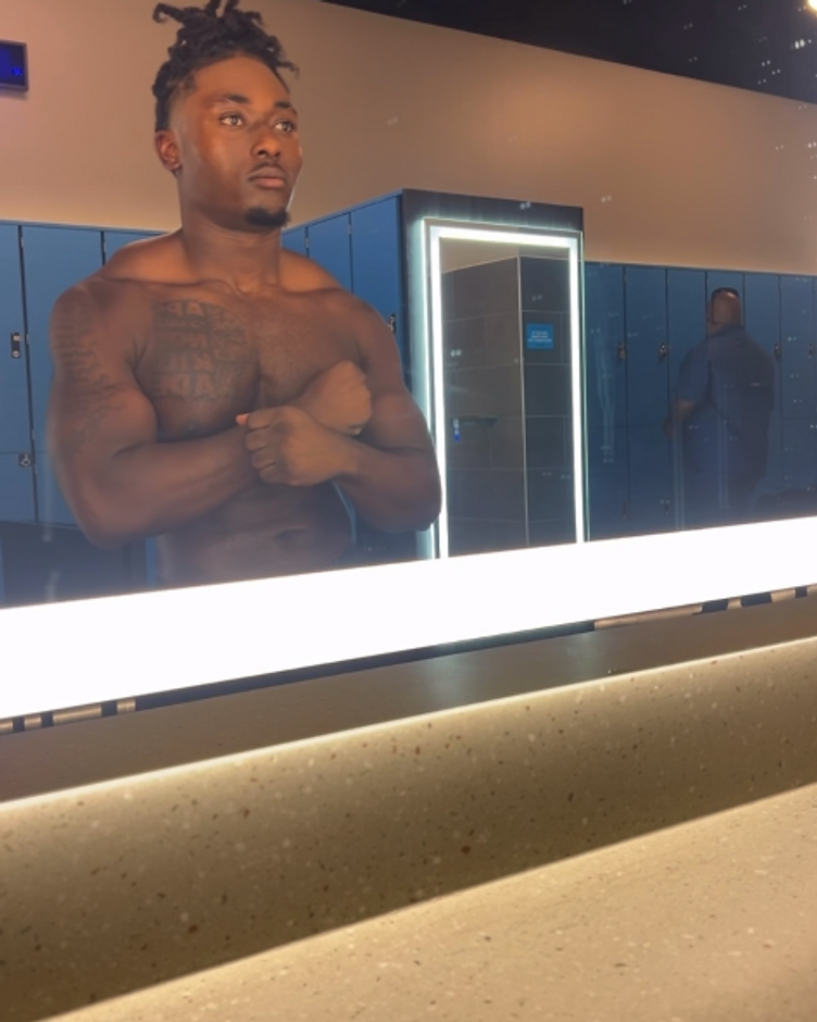 Coach Omah in the gym