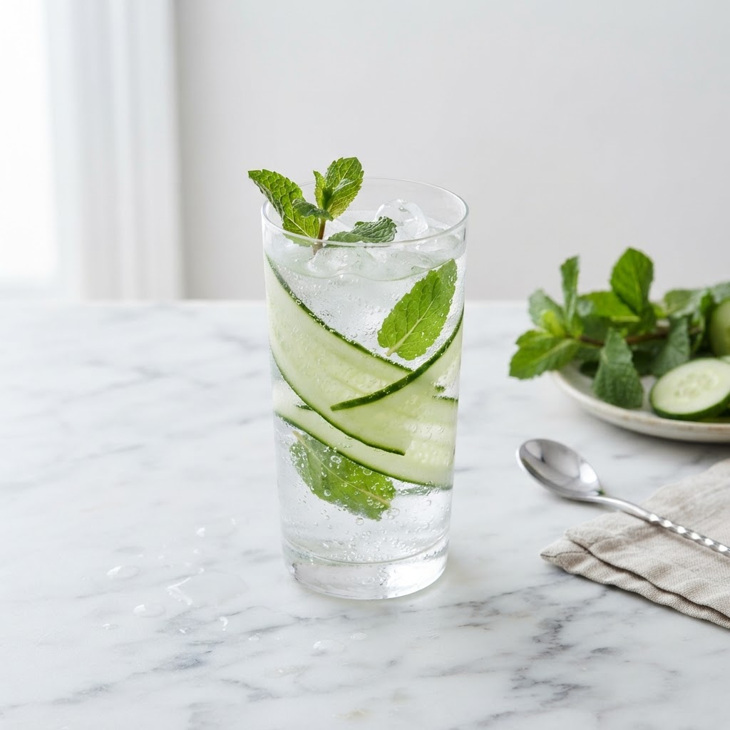 Diet Cucumber Mint Tonic