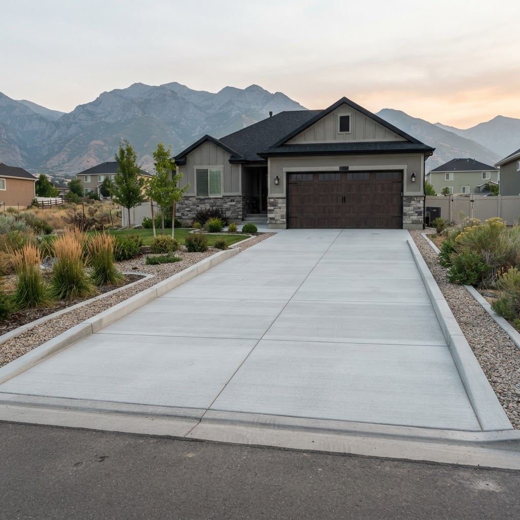Concrete Driveways - West Valley City, UT — serving the Salt Lake Valley within 25 miles