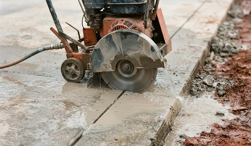 Saw Cutting + Diamond Cutting
