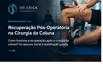 Recuperação Pós-Operatória na Cirurgia da Coluna