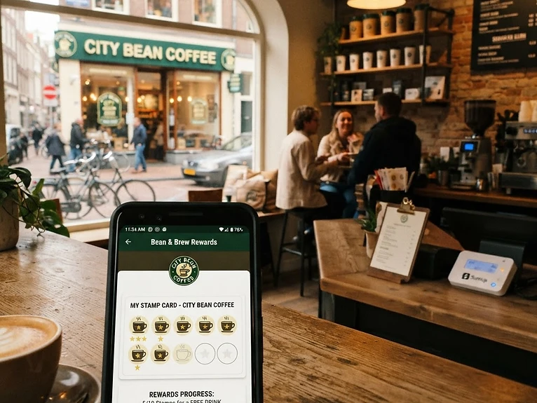 One stamp card. All locations.