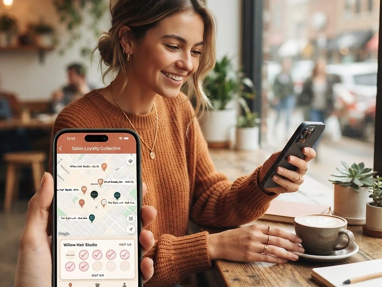 Multiple salons? One shared customer card.
