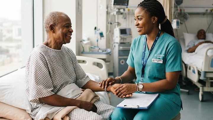 Caring nurses and doctors at Iconic Care Hospital