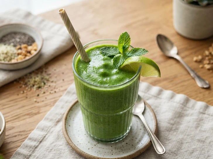 Green Fuel Spinach and Chia Smoothie