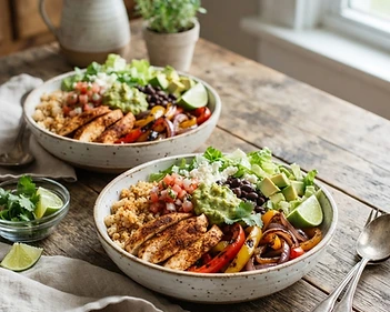 Chicken Fajita Bowls (Low Carb)