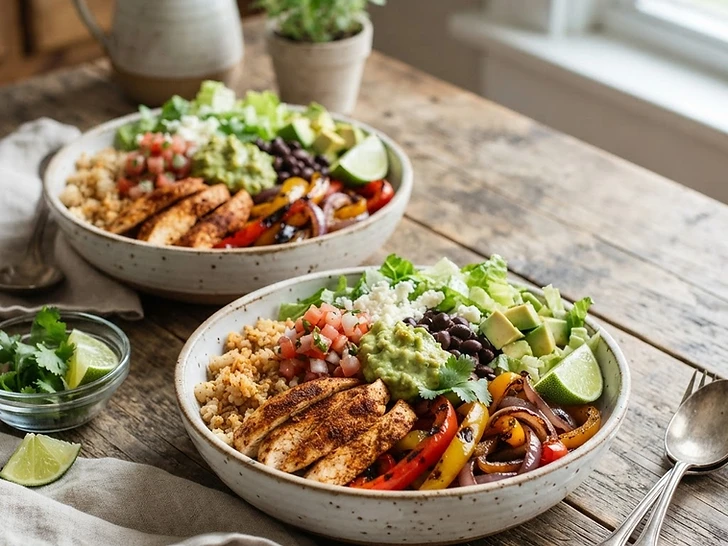 Chicken Fajita Bowls (Low Carb)