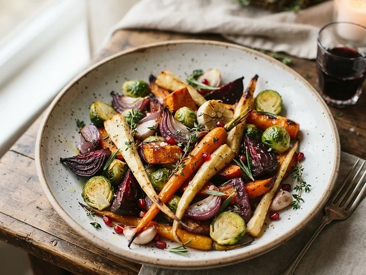Holiday Roasted Root Vegetables