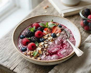 Berry Chia Seed Pudding