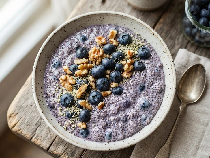 Sun-Kissed Blueberry Chia Breakfast Bowl
