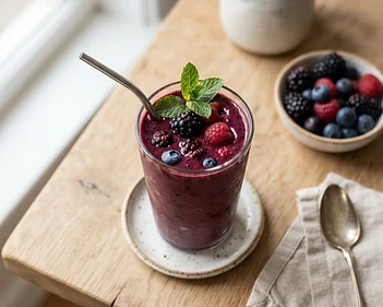 Berry Walnut Collagen Smoothie