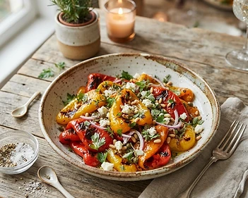 Holiday Roasted Pepper Salad