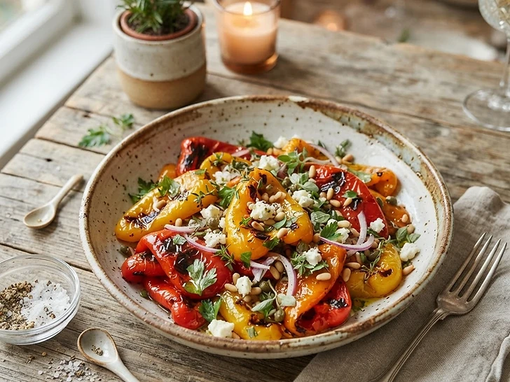 Holiday Roasted Pepper Salad