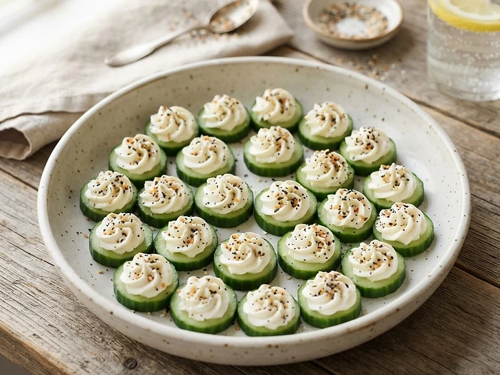 Cucumber Cream Cheese Bites