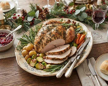 Holiday Herb-Crusted Roasted Turkey Breast