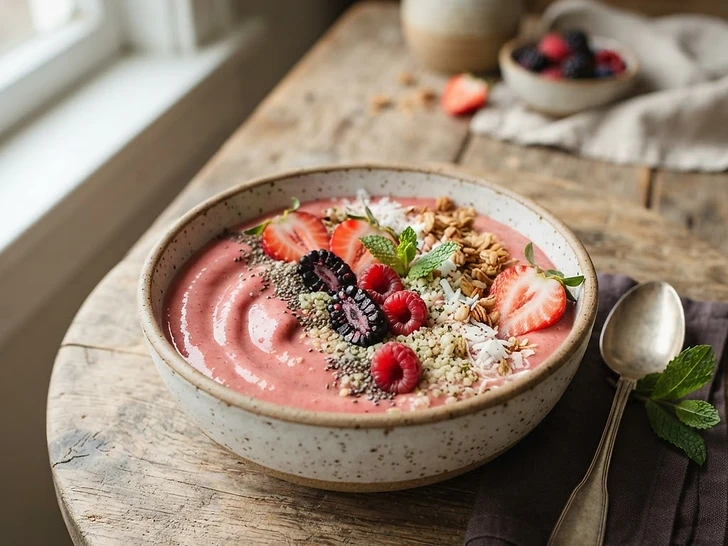 Strawberry Avocado Smoothie