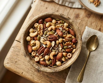 Roasted Pumpkin Seed and Almond Snack Mix