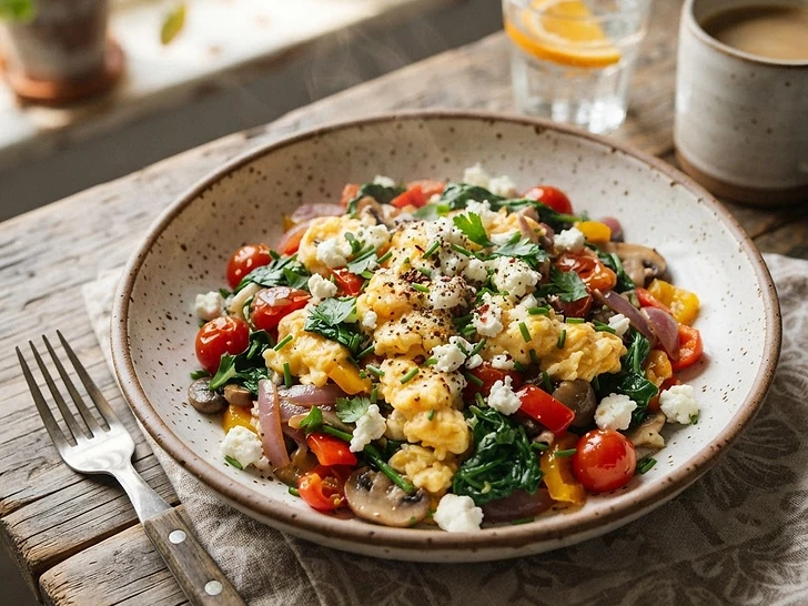 Egg and Vegetable Scramble