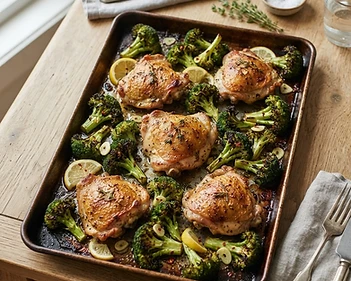 Family Sheet Pan Herb Chicken
