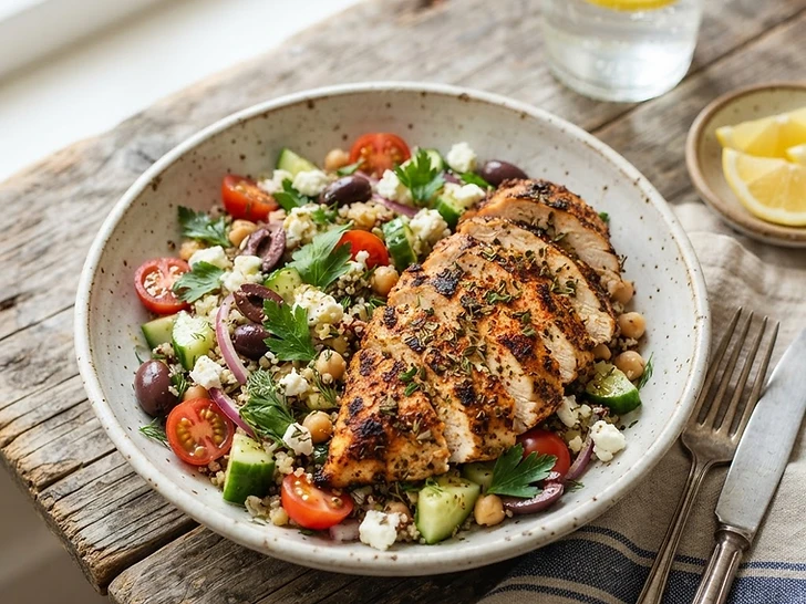 Air Fryer Mediterranean Chicken