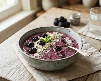 Blackberry Chia Seed Smoothie