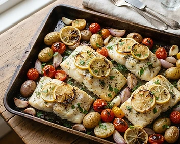 Baked Lemon Pepper White Fish