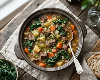 Slow Cooker Beef And Kale Stew