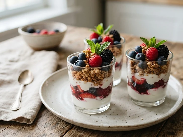 Mini Berry Yogurt Parfaits