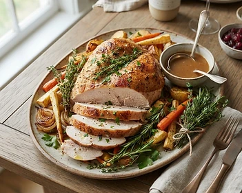 Holiday Herb Crusted Turkey Breast