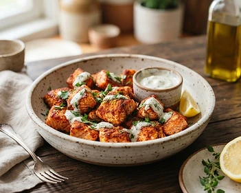 Air Fryer Salmon Bites