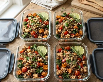 Meal Prep Turkey And Quinoa Bowls